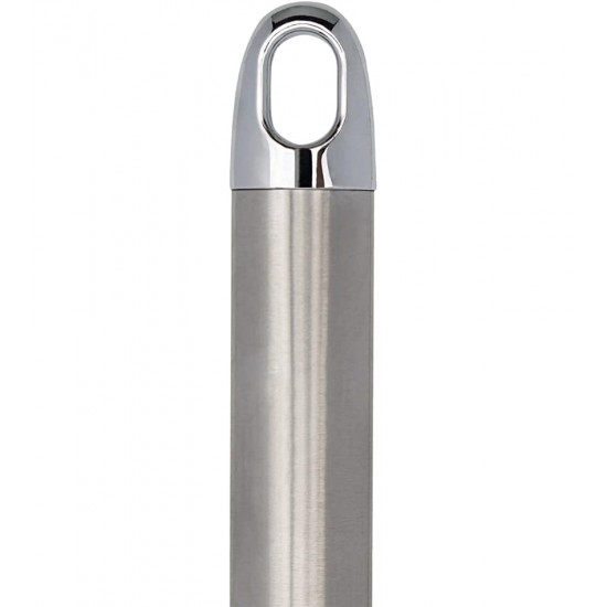 Pincel De Silicone 25,5cm Vermelho Com Cabo Inox Mimo Style